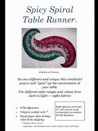 spicy spiral table runner