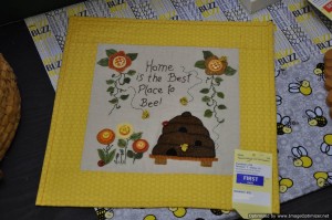 Norma's HoneyBee and Honey Theme - Needlework Picture - Large