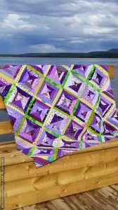 My purple string quilt