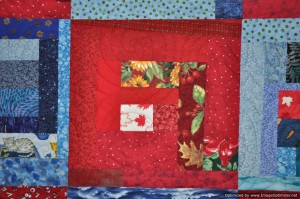 Canada 150 Slab Quilt close up