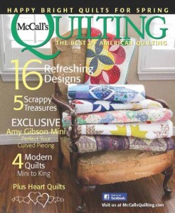 March / April 2015 cover of McCall's Quilting magazine